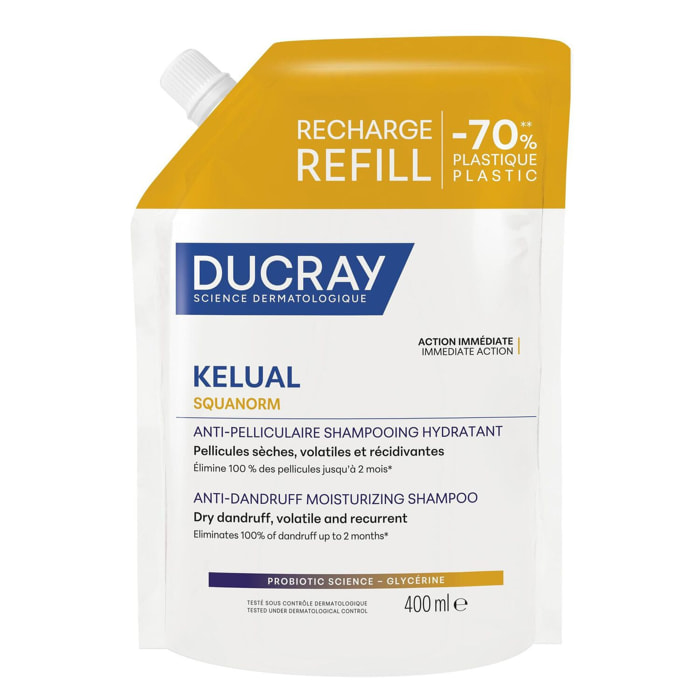 Kélual Squanorm Pellicules sèches - Recharge Shampoing traitant