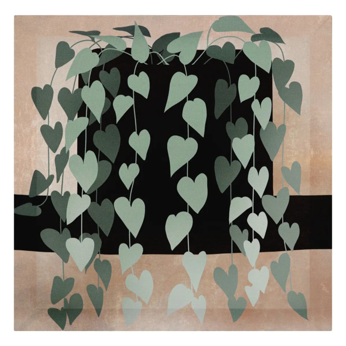 Toile imprimée "Jennifer" 28x28cm multicolore