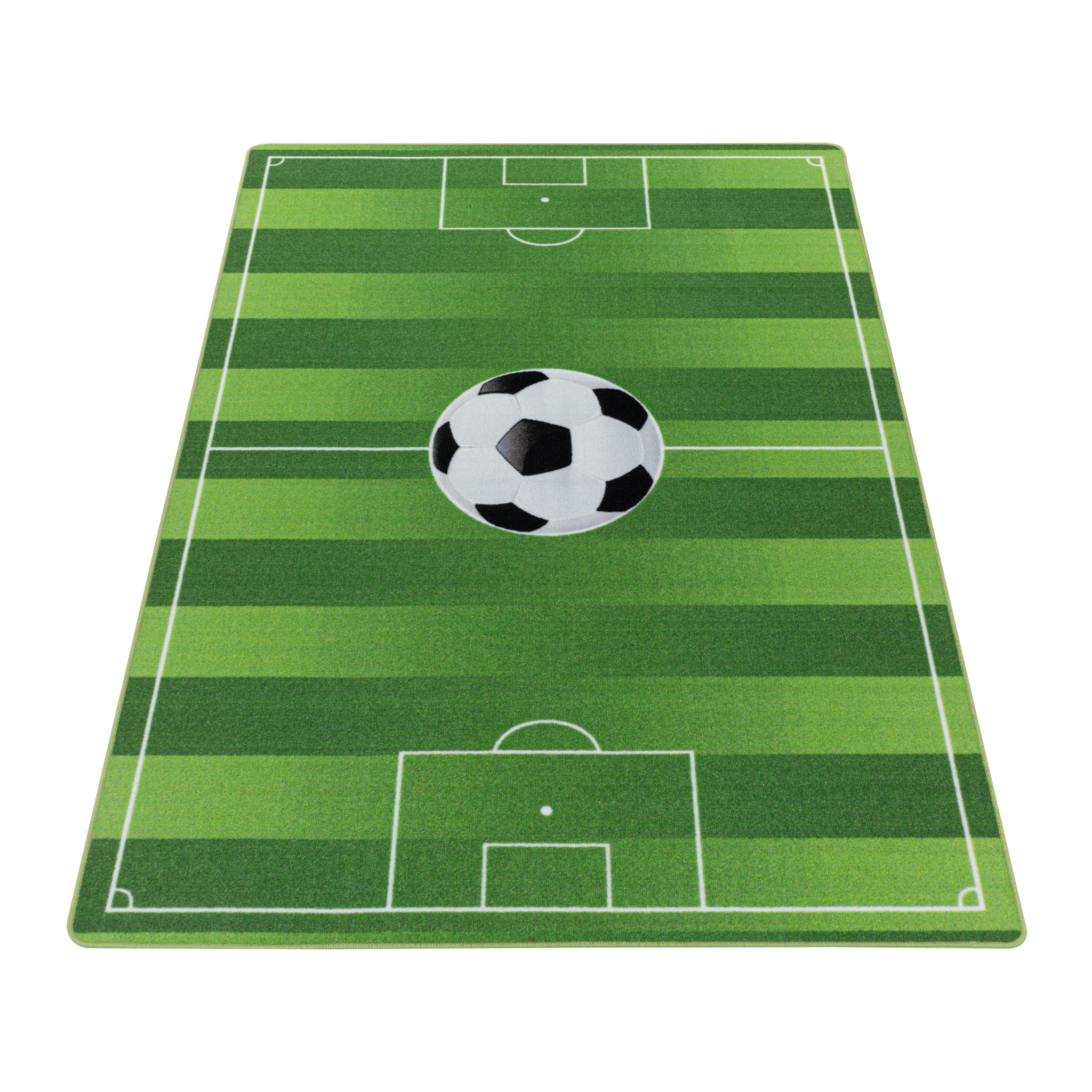 PLAY - Tapis enfant terrain de foot vert - PLA2911VER