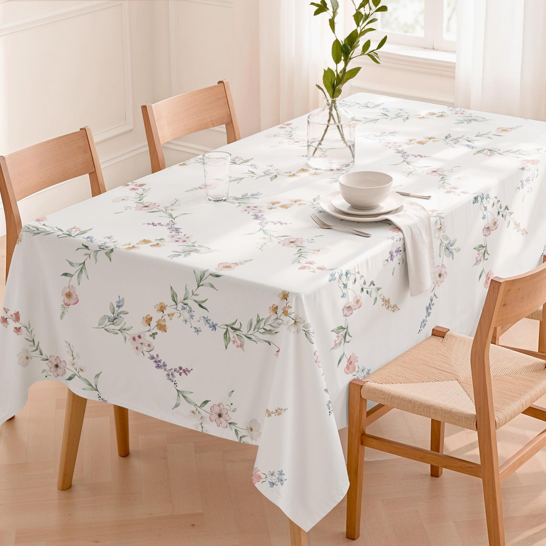 Mantel antimanchas LEIA MULTICOLOR - 100% algodón