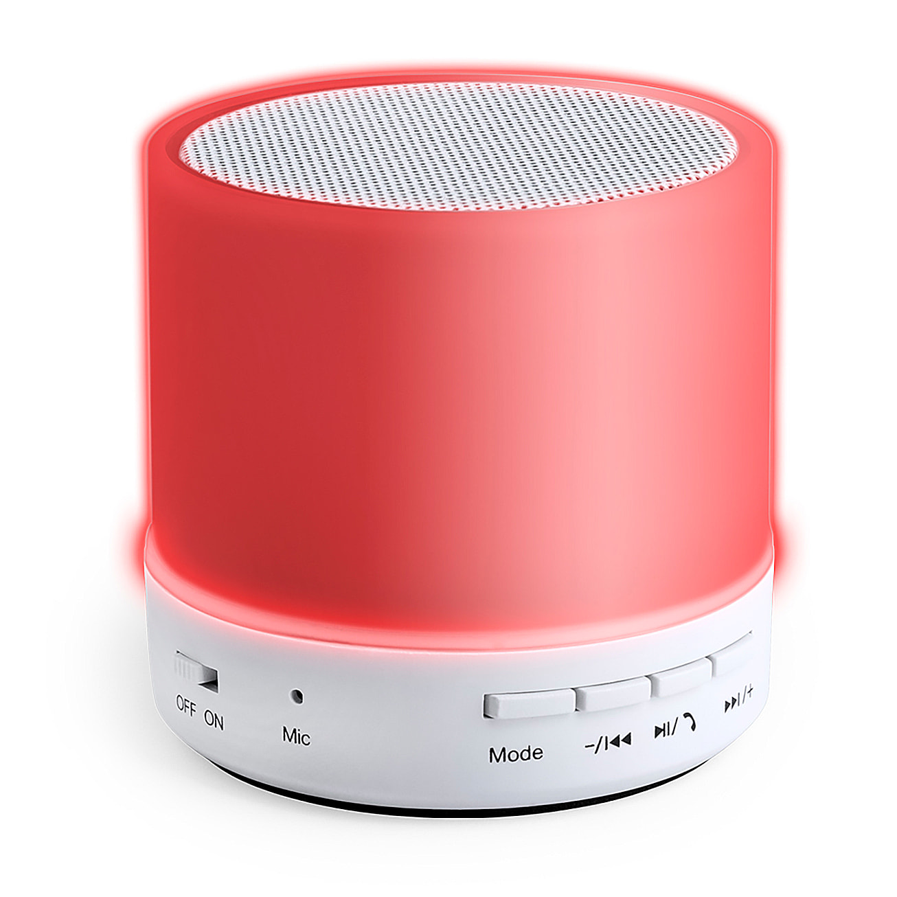 Altavoz bluetooth con luces led multicolor. Potencia Sonido 3W. Batería 300 mAh