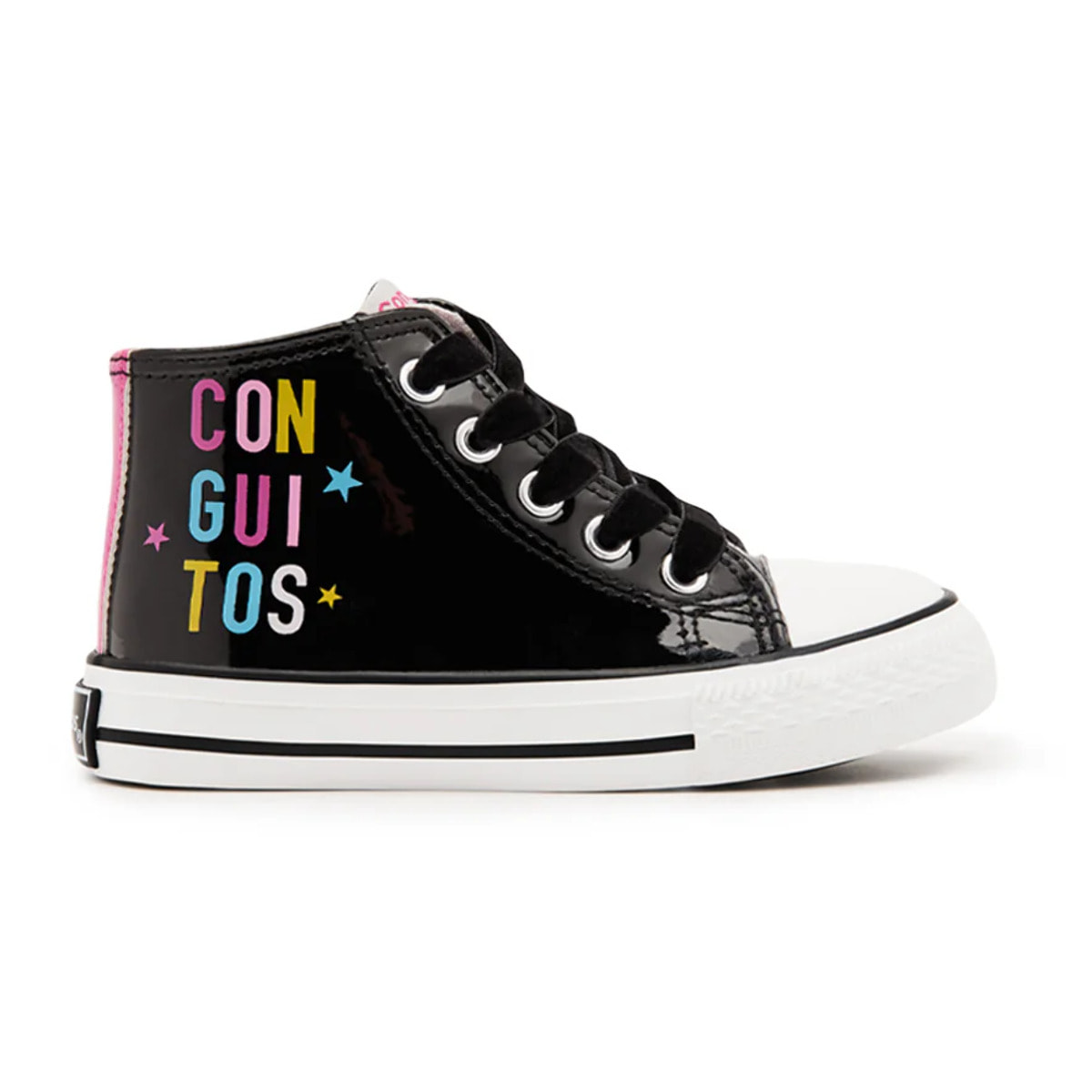 Zapatillas Altas Conguitos Negro