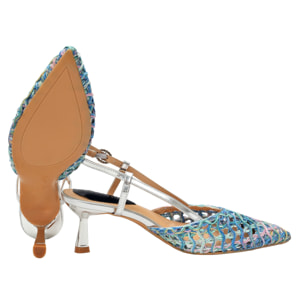 Decolletè cinturino regolabile - tacco 7,0 cm