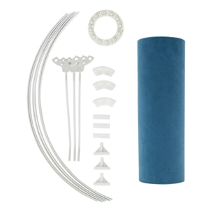 Abat-jour Beline D30cm bleu canard