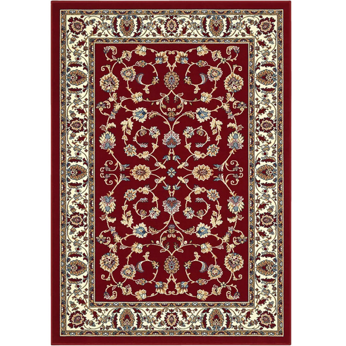 Tappeto Orientale Disegno Persiano Rosso