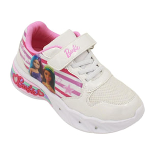 Sneakers Con Luci Primavera Estate Bianco Barbie Lei Barbie Bianco