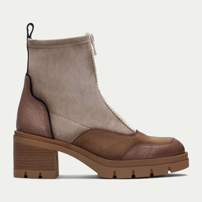 Botin Ingrid Almond 6 cm