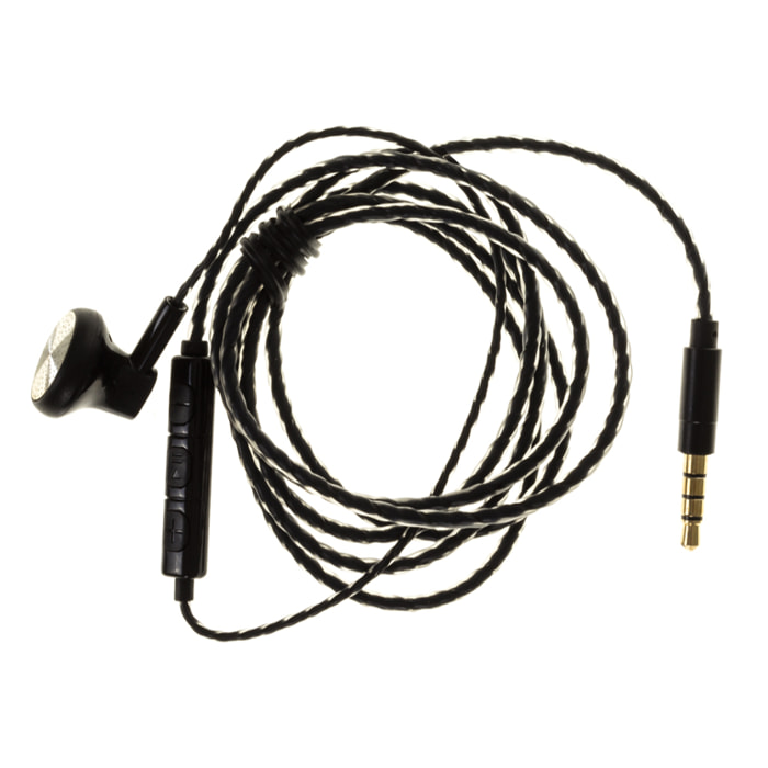 CUFFIA MONO CON MANI LIBERE E TELECOMANDO