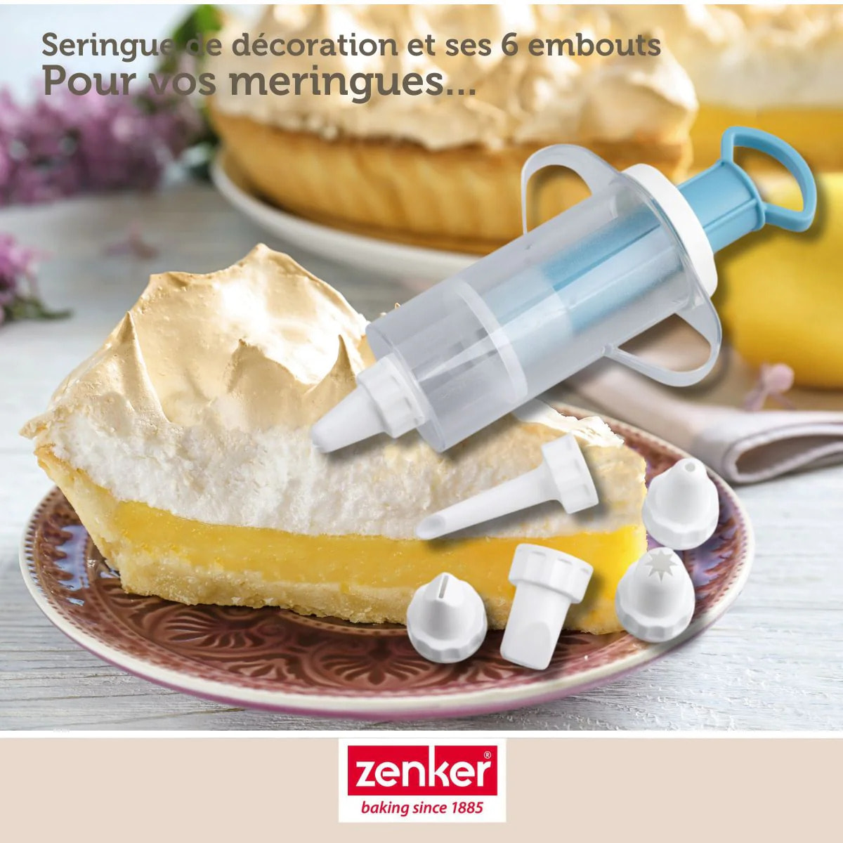 Seringue de pâtisserie et 6 embouts Zenker Sweet Sensation