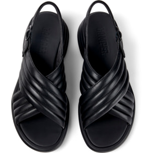 Sandalias - CAMPER Spiro - Negro - Cuero liso
