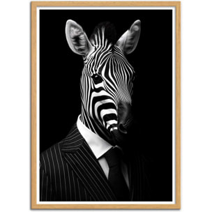 Affiche - Zebra Wild Suits - Philippe Hugonnard
