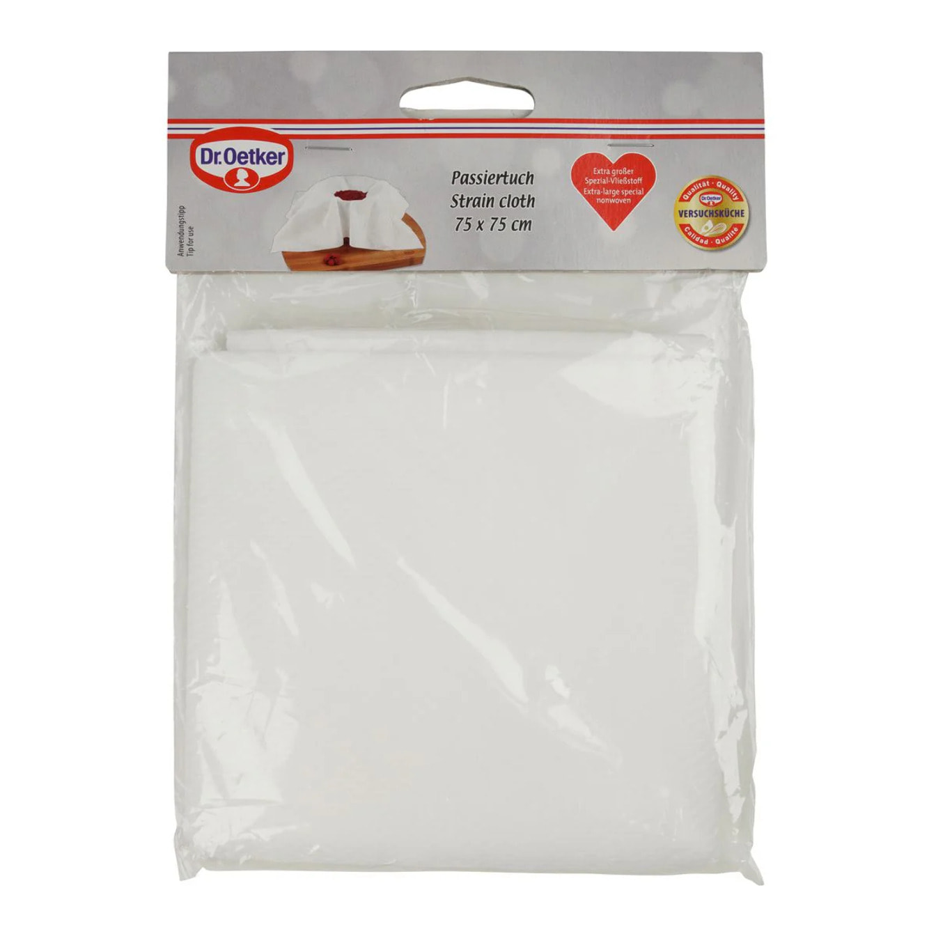 Tissu filtrant pour confiture Dr Oetker Confiture