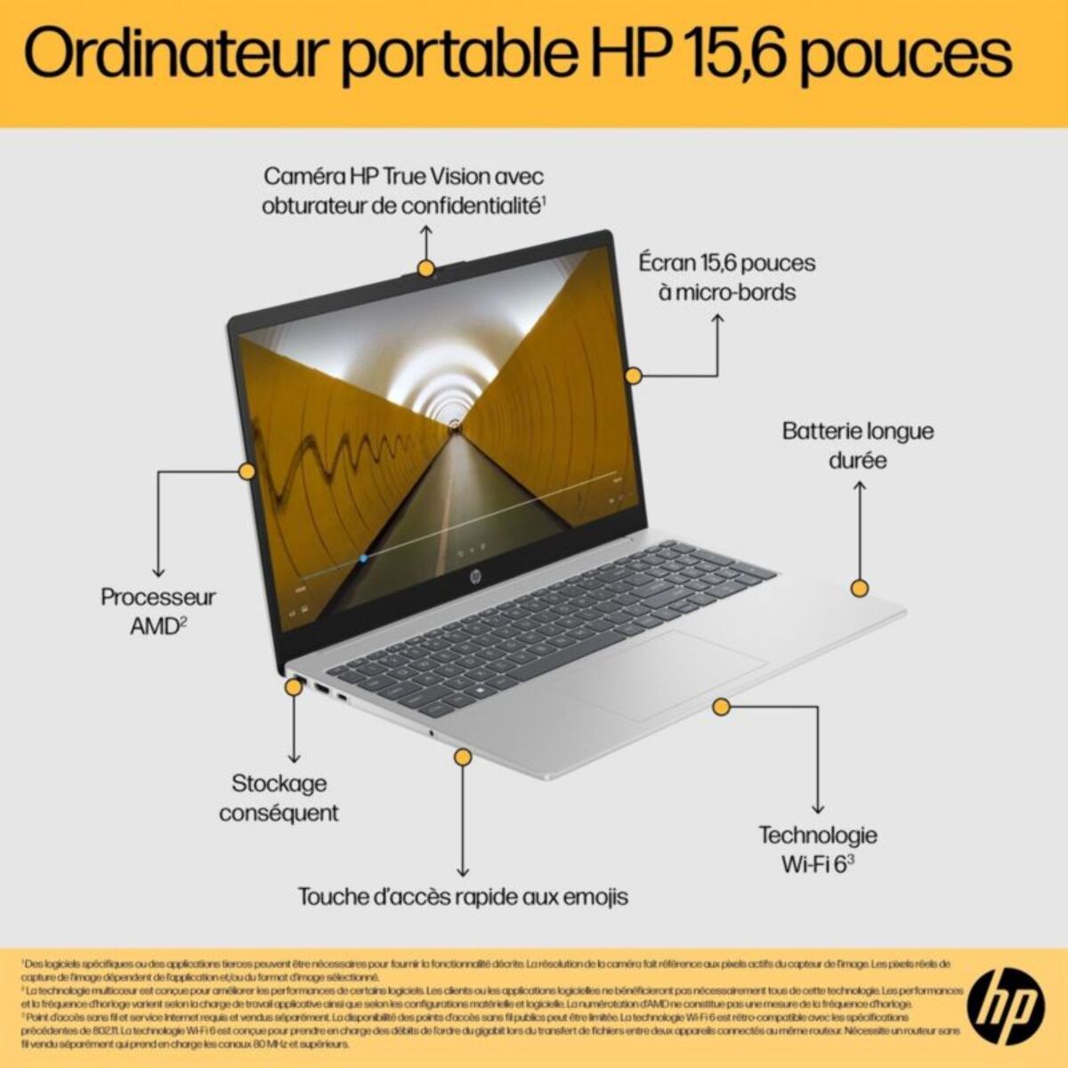 Ordinateur portable HP 15-fc0105nf
