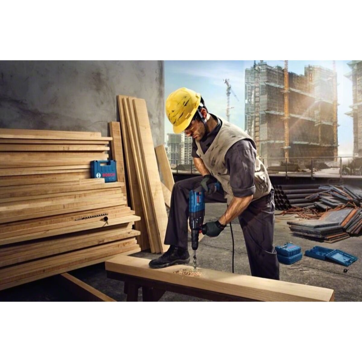 Marteau perforateur avec SDS plus GBH 240GBH 790W - BOSCH - avec coffret - 0611272100