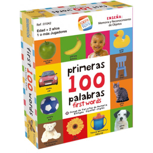 Juego de Actividad Bilingüe Español-Inglés, Mis primeras 100 palabras