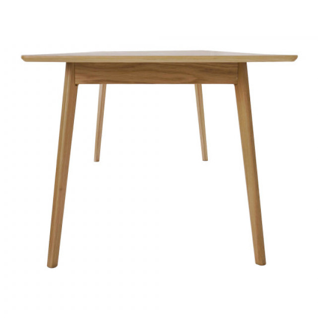 Skoll - Table à manger extensible 8 à 12 personnes 180-230x80cm - Bois clair