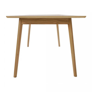 Skoll - Table à manger extensible 8 à 12 personnes 180-230x80cm - Bois clair