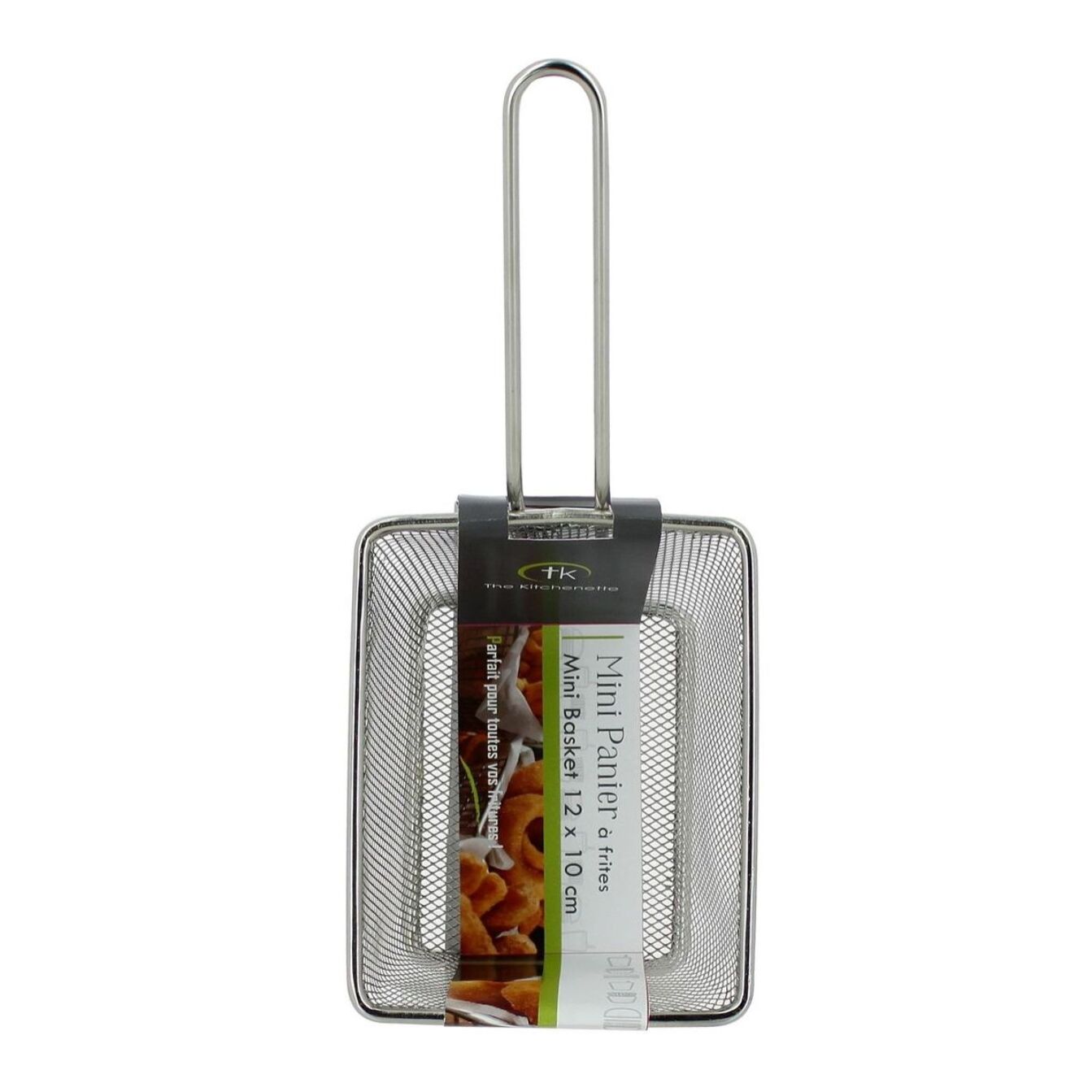 Mini panier à frites en acier inoxydable