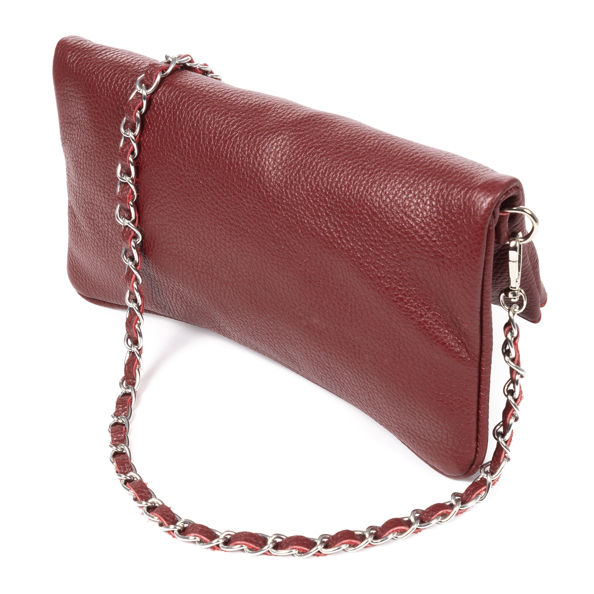 Orchidea Borsa a tracolla Donna. Pelle autentica Dollaro.