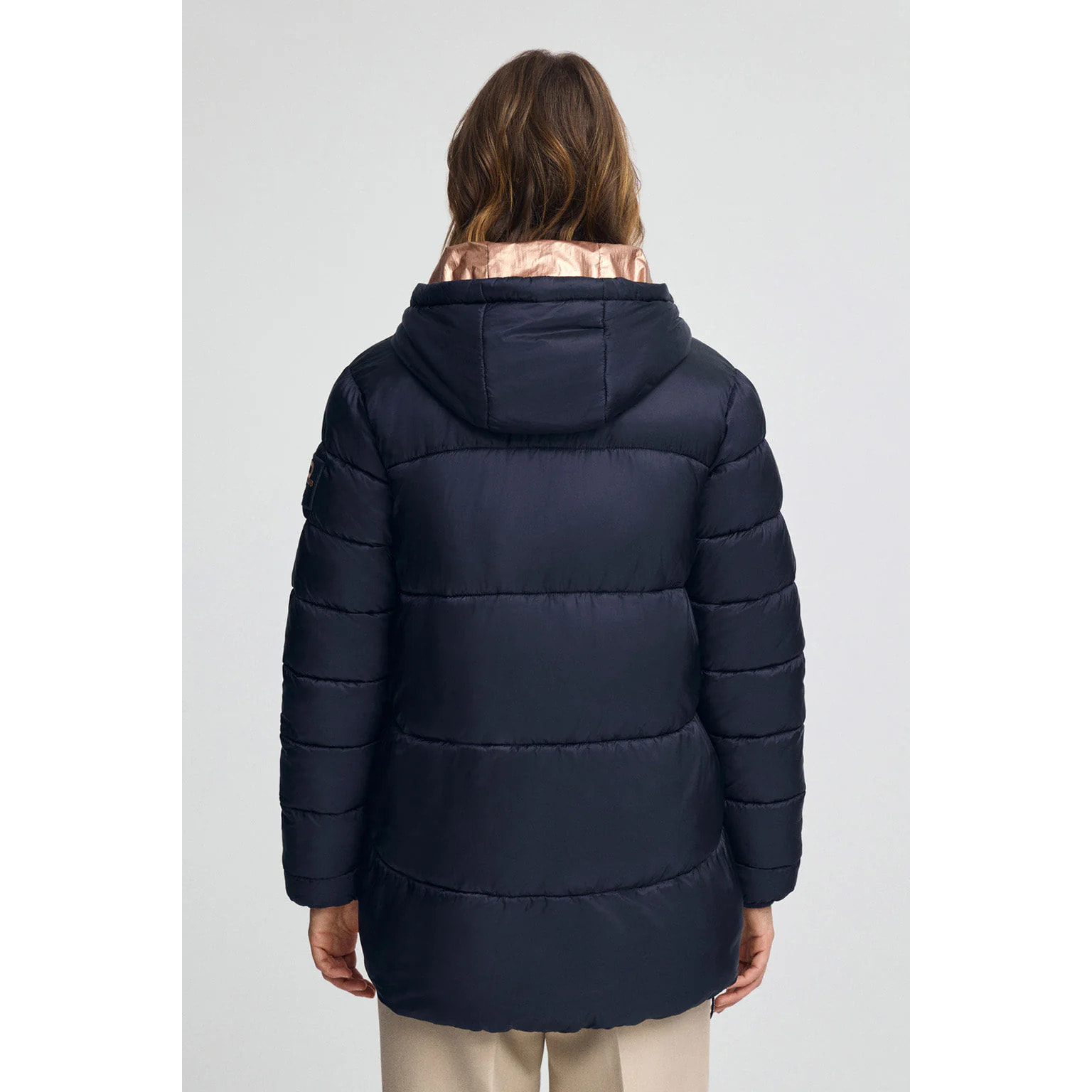 Chaqueta Ingrid azul marino con logo Polo Club