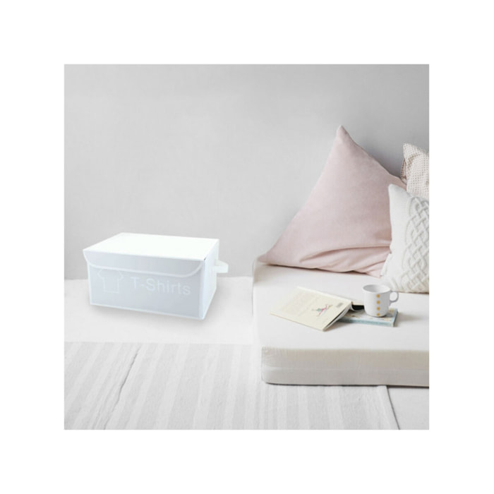 Lot de 4 boîtes de rangement avec couvercle en nylon - SPACE
