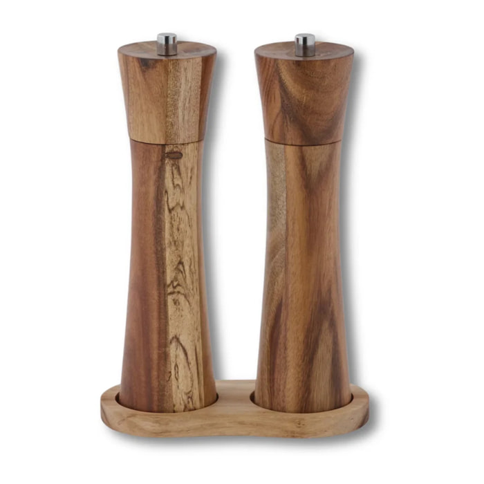 Set moulin à poivre et sel en bois Fackelmann Acacia
