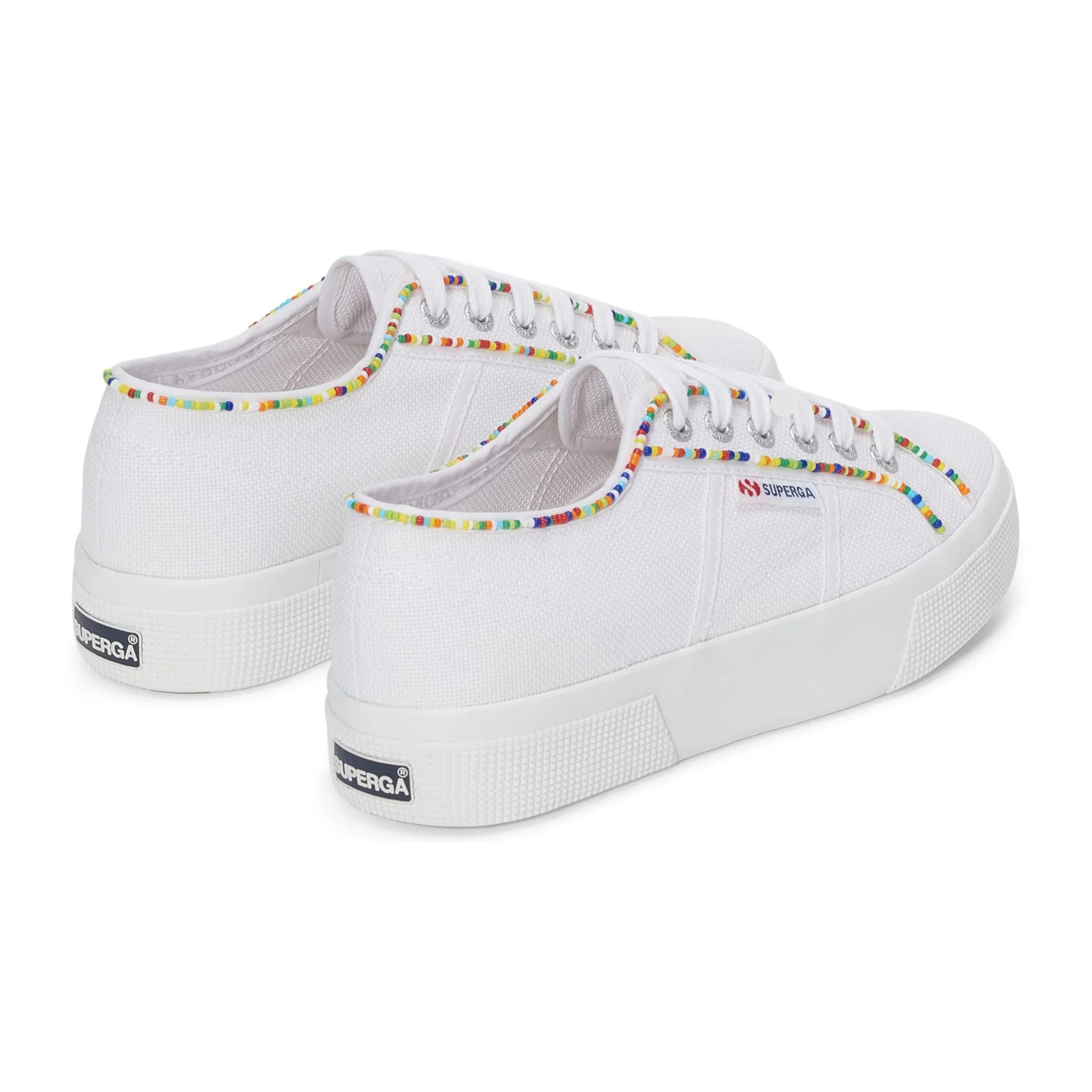 Superga - Scarpe da donna Donna Bianco - 2740 MULTICOLOR BEADS