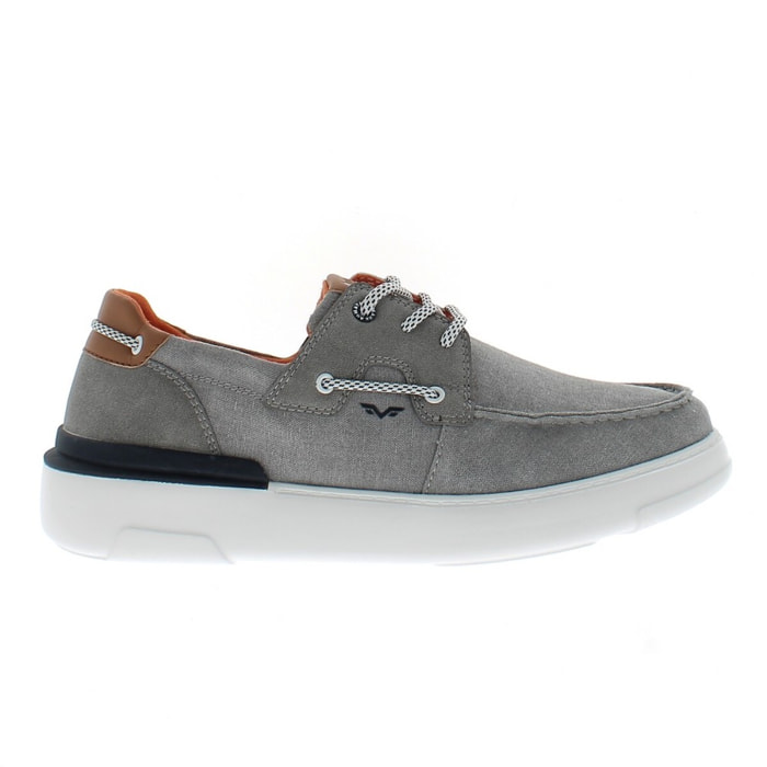 Armata di Mare Scarpe Uomo da Barca Stringate con Soletta Rimovibile in Memory Foam AMU S25D741 Grey