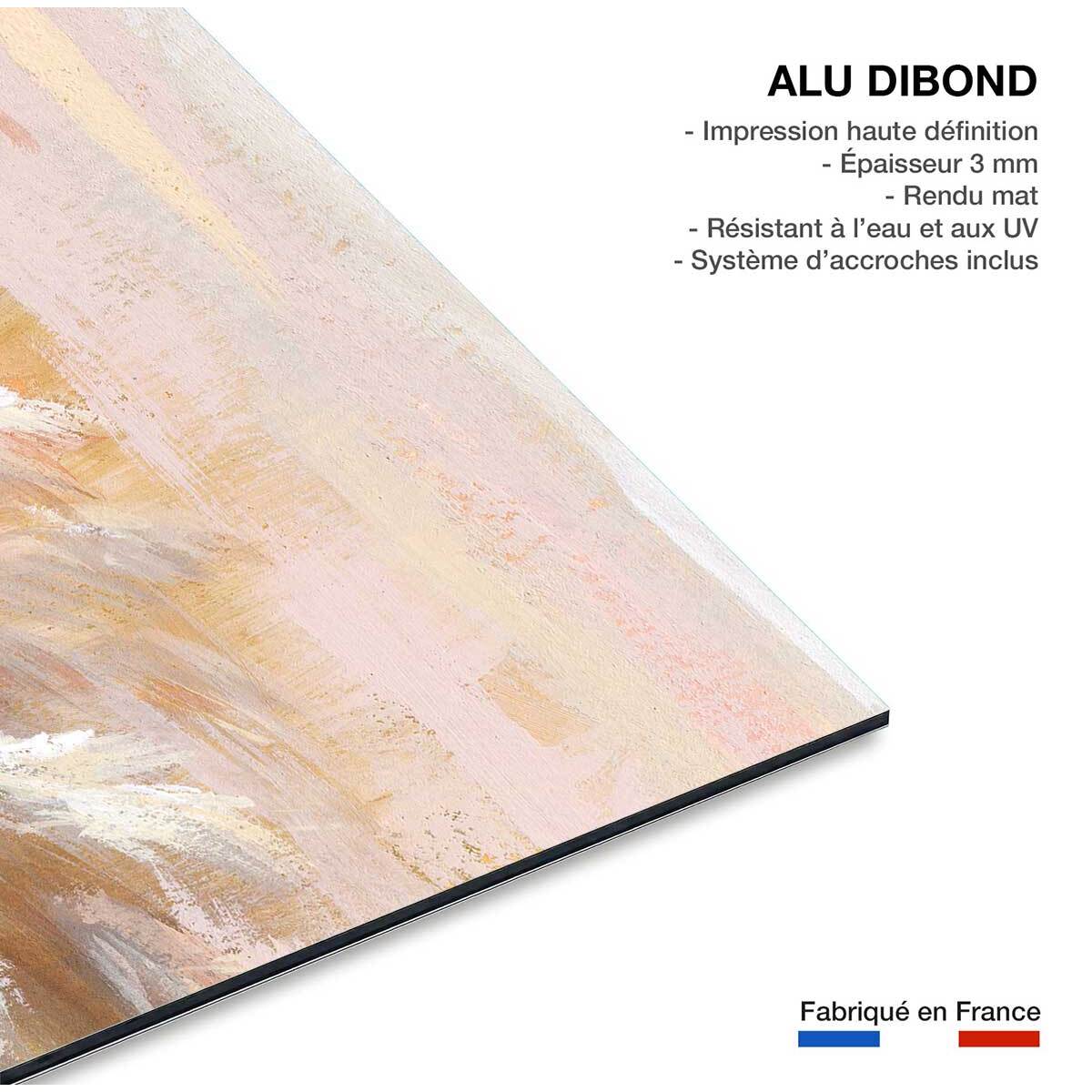 Tableau plante graminées des prairies  Tableau alu Dibond