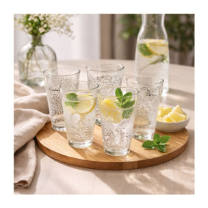 Lot de 6 verres, SLOW