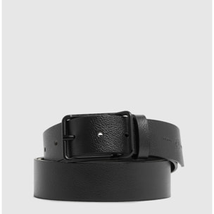 Piquadro Cintura in pelle con fibbia ad ardiglione