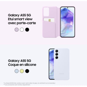 Smartphone SAMSUNG Galaxy A55 Lilas 128Go 5G