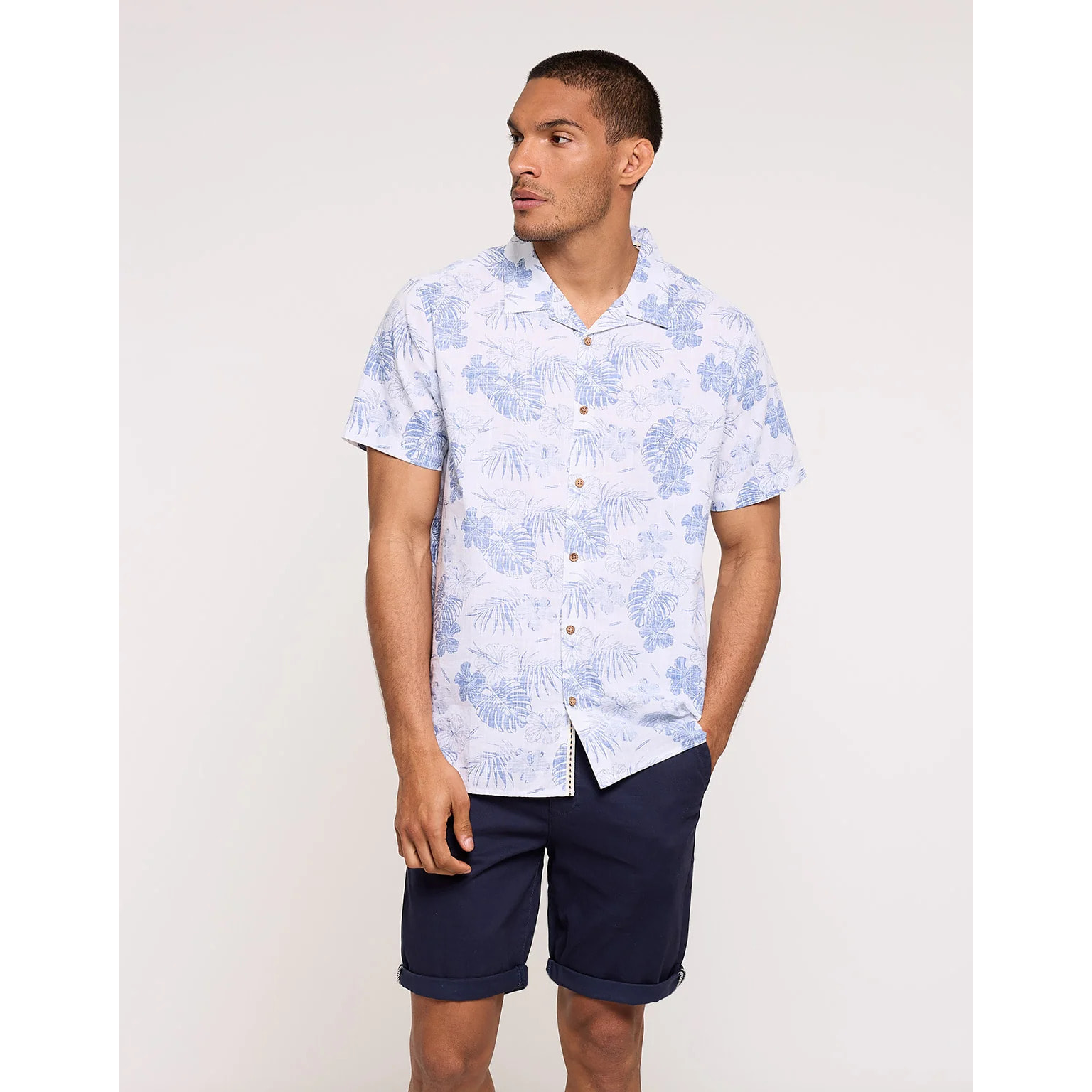 Camisa Manga Corta Blanco - Bluzer