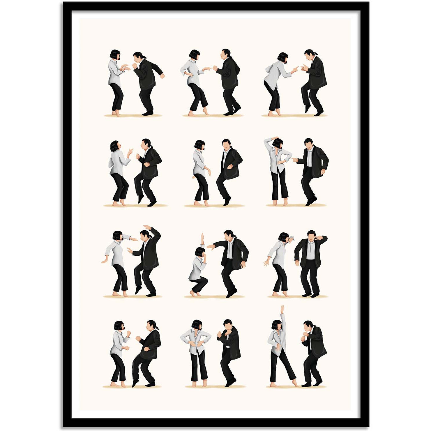Affiche - Pulp Fiction Dancing - Nour Tohme