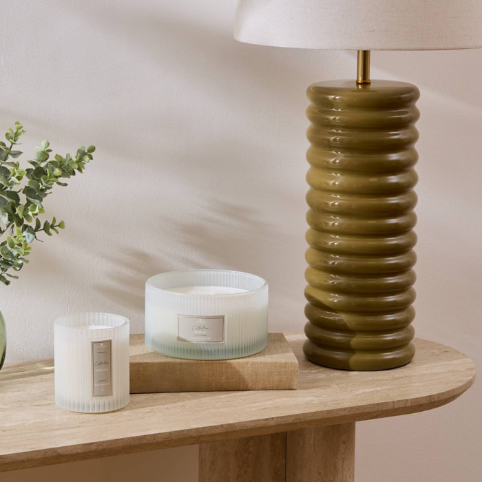 Bougie parfumée Albie 290g pot verre thé