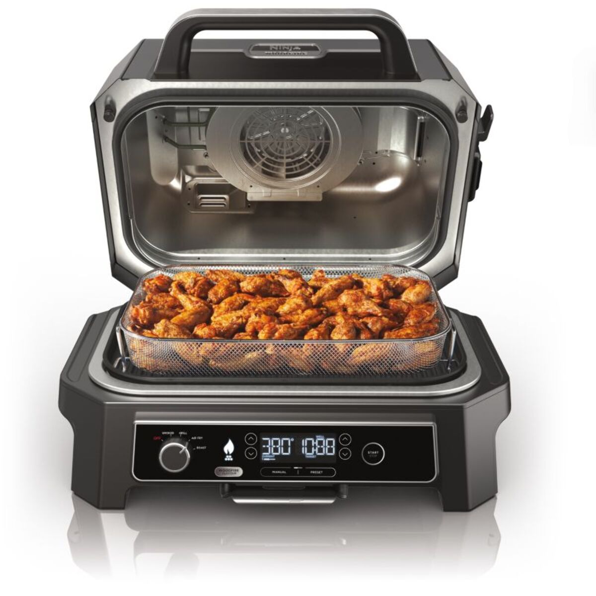 Barbecue électrique NINJA Woodfire OG850EU  Pro XL avec thermosonde 50x40 cm