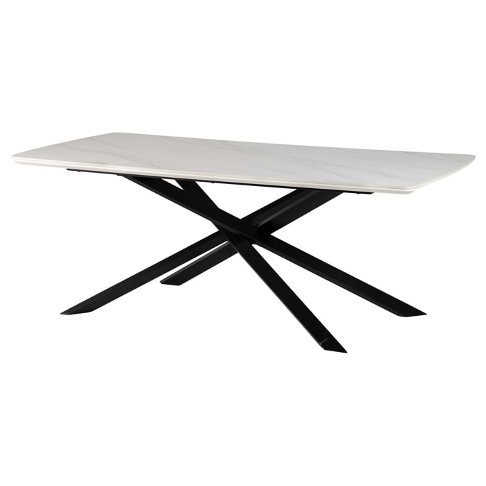 Mesa Comedor Ceramica Metal Moncton 200x100x75 Cm