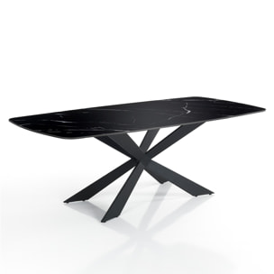 Oresteluchetta tavolo PULSE BLACK MARBLE