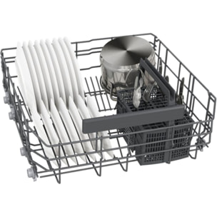 Lave vaisselle 60 cm SIEMENS SN23EC22AE, varioSpeed Plus, Acier brossé noir