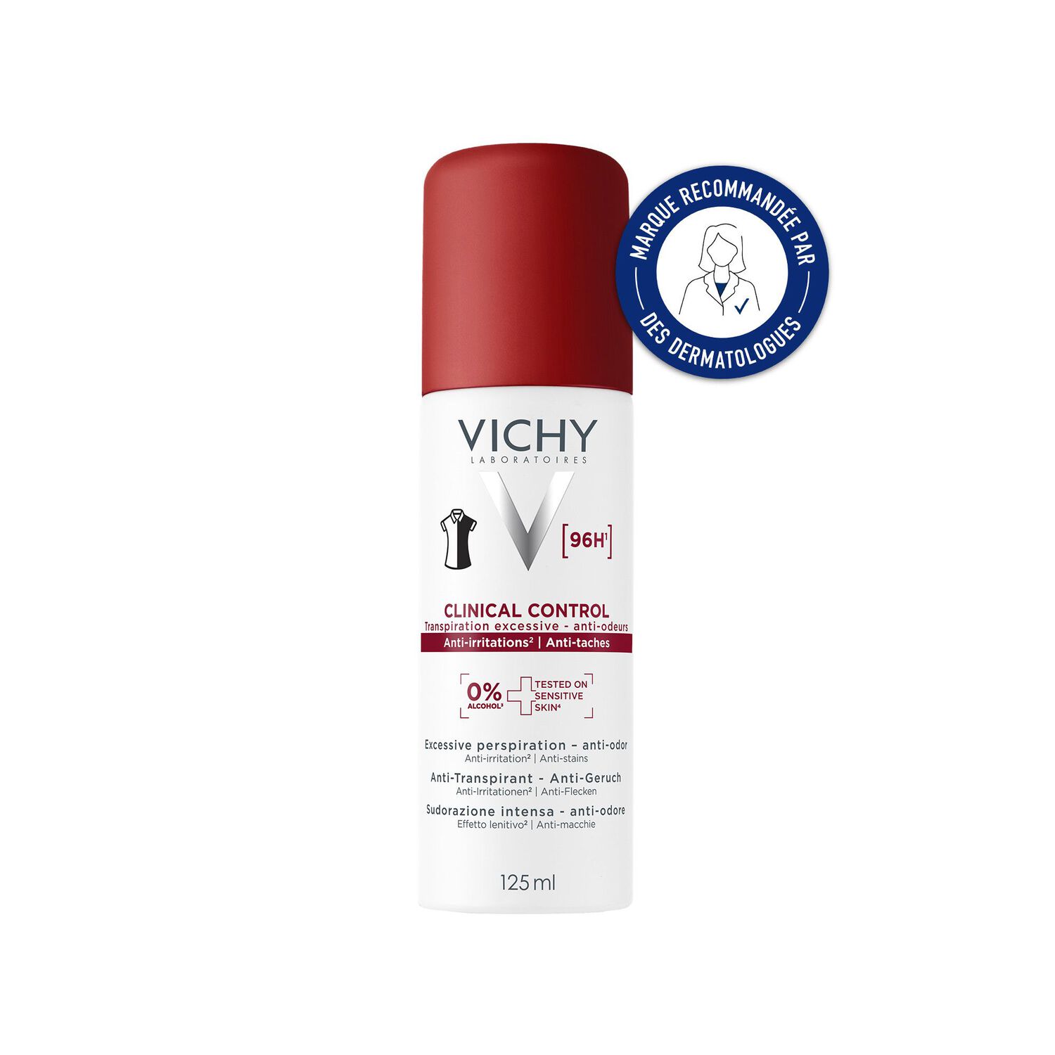 Clinical Control - Anti-Transpirant 96h 125 ml