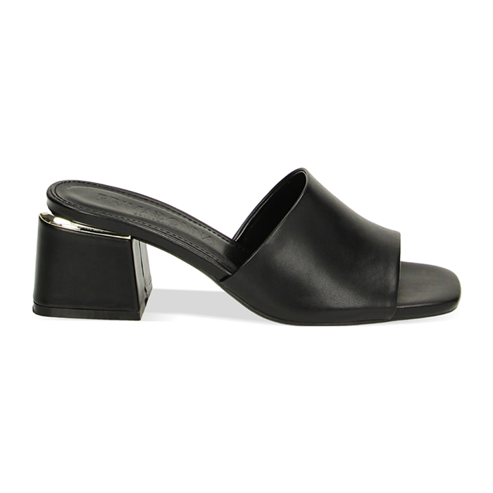 Mules Open Toe negras