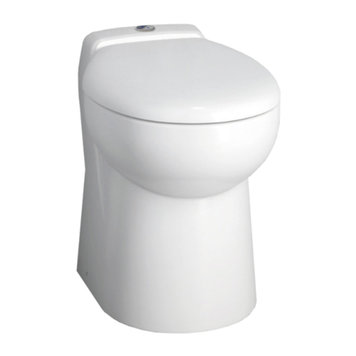 WC broyeur compact WATERMATIC W30SP avec abattant frein de chute
