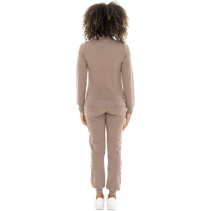 Tuta invernale donna con collo alto e zip linea Chic Tones