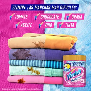 Vanish Oxi Advance Quitamanchas para la ropa, elimina olores, potenciador de Lavado en polvo - 6x400 gr