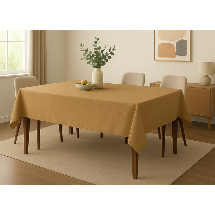 Tovaglia Cucina Soggiorno Antimacchia Idrorepellente Tinta Unita Linen