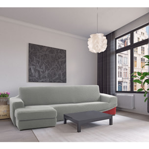 Funda para Chaise Longue izquierdo (visto de frente) brazo largo SÚPER ELÁSTICA modelo HELENA