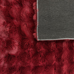 BUBBLE - Tapis doux rouge