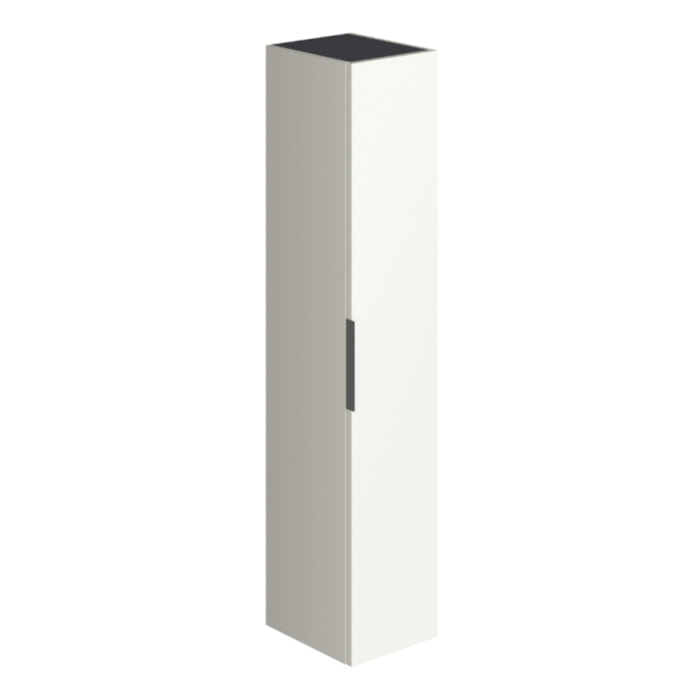 Colonne de salle de bain BURGBAD Olena 1 porte  blanc brillant