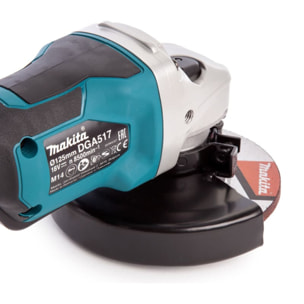 MAKITA Amoladora Ø125 mm 18V Li-Ion - Sin batería ni cargador - DGA517Z