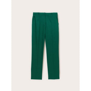 Motivi - Pantaloni chino in misto lino - Verde